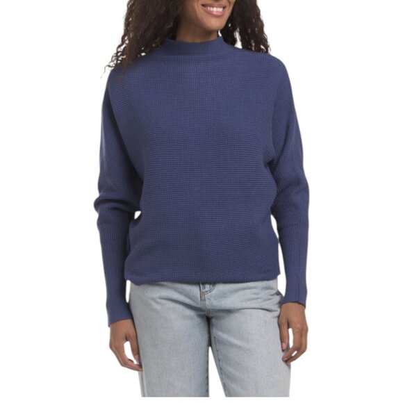 CYRUS Oxford Blue Mockneck Sweater - Picture 1 of 2